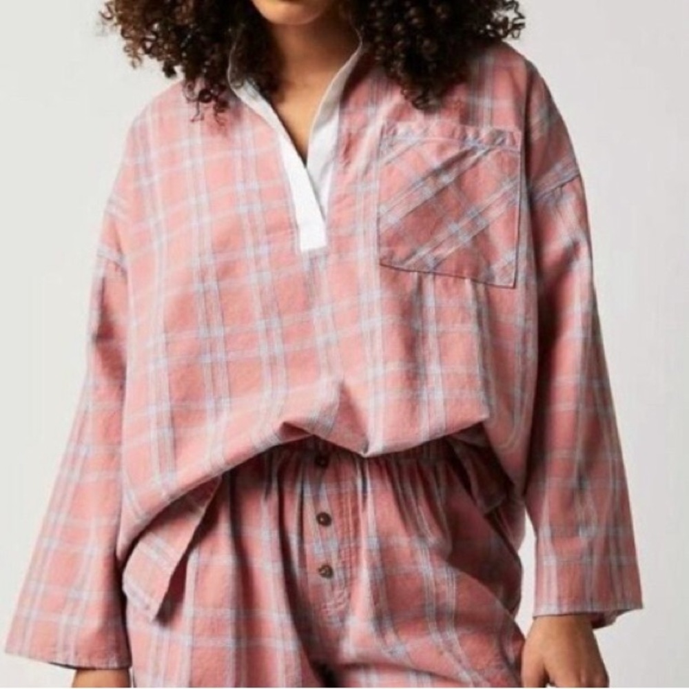 Free People Plaid Sunday Morning